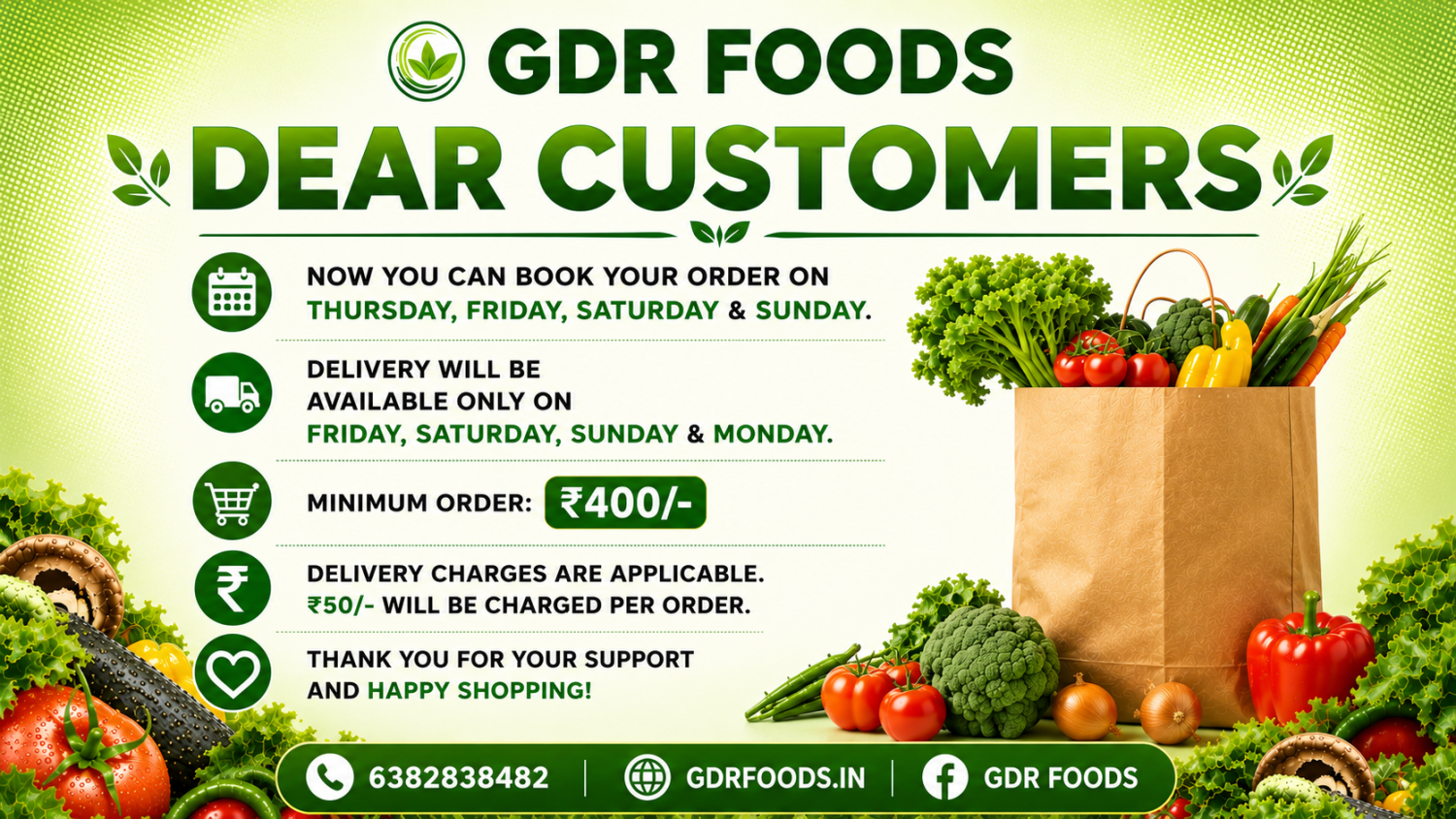 GDR FOODS & SPICES promo