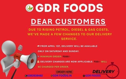 GDR FOODS & SPICES promo